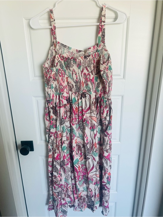 Old Navy Dresses & Skirts - Old Navy Floral Smocked Maxi Dress in Pink, Mint, and Cream